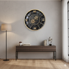 Milano Moving Gears Decorative Wall Clock Oversize Extra Large 23 Inch/60 cm Gold