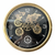 Exotic Map Moving Gears Decorative Wall Clock Oversize Extra Large 23 Inch/60 cm