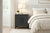 Lumen anthracite two door bedside cabinet with internal shelf - Sohowells