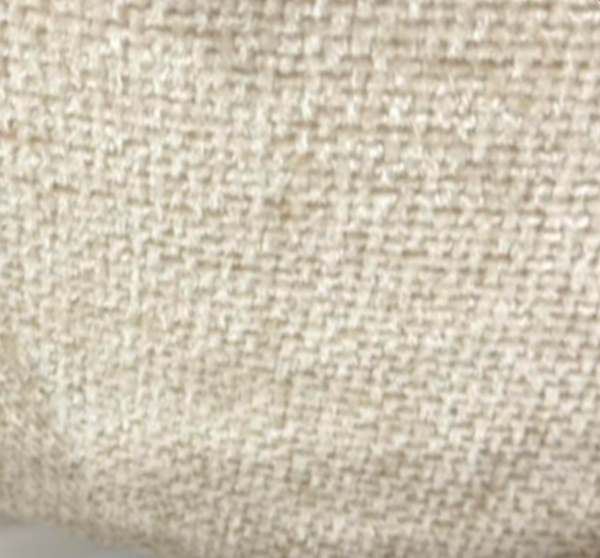 Grey chenille curved swivel armchair shown from an alternative angle - Sohowells