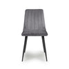 Lisbon Brushed Velvet Grey Dining Chair