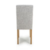 Finley Linen Effect Grey Weave Dining Chair