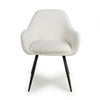 Olympia Boucle White Dining Chair
