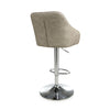 Serena Leather Effect Mink Bar Stool