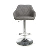 Serena Leather Effect Charcoal Bar Stool