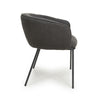 Lola Boucle Grey Dining Chair
