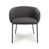 Lola Boucle Grey Dining Chair
