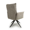 Brunswick Textured Chenille Effect Mink Swivel Chair