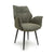 Baltimore Tweed Green Swivel Dining Chair