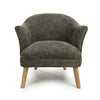 Mallory Flax Effect Green Armchair