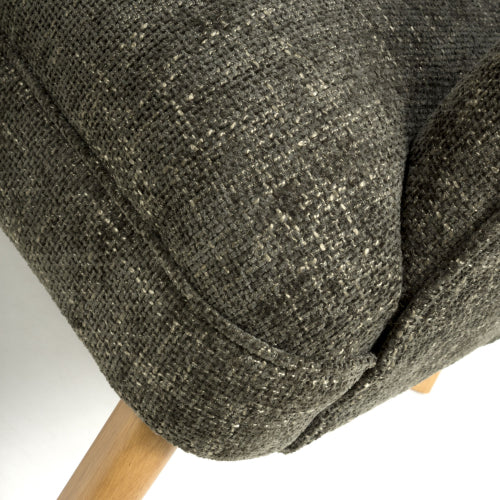 Mallory Flax Effect Green Armchair