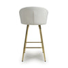 Volero Textured Effect Cream Bar Stool