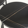 Delta Round Black Nest of Tables