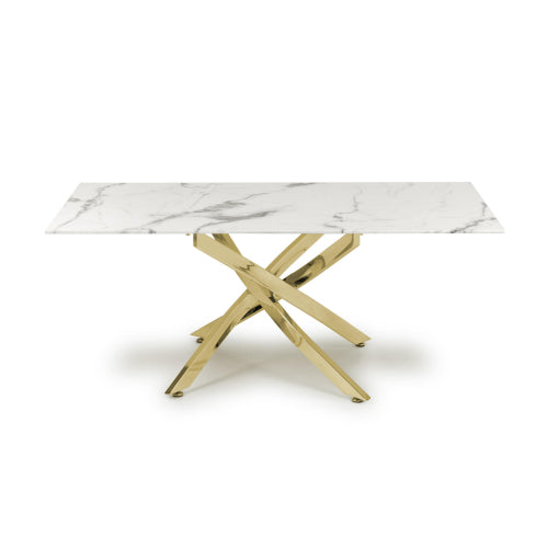 Astoria White/Gold Coffee Table