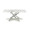 Astoria White/Chrome Coffee Table