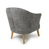 Mallory Flax Effect Grey Armchair