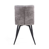 Rodeo Suede Effect Dark Grey Dining Chair