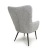 Bordeaux Textured Chenille Effect Grey Armchair