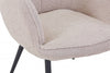 Paris Boucle Light Brown Armchair & Footstool