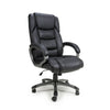 Regent Executive Leather Faced Black Office Chair