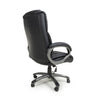 Regent Executive Leather Faced Black Office Chair