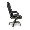 Regent Executive Leather Faced Black Office Chair