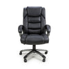 Regent Executive Leather Faced Black Office Chair
