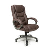 Regent Executive Leather Faced Brown Office Chair