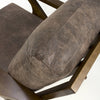 Hampton Suede Effect Brown Accent Chair