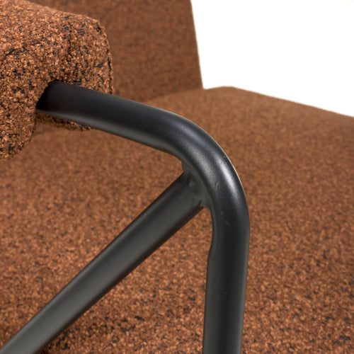 Oslo Speckled Burnt Orange Armchair