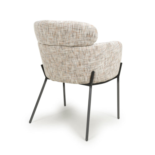 Rome Light Toffee Accent Chair