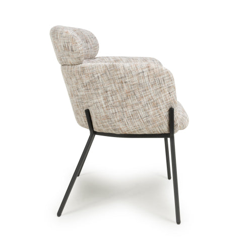 Rome Light Toffee Accent Chair