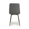Madison Leather Effect Grey Dining Chair