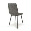 Lisbon Microfibre Grey Dining Chair