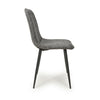 Lisbon Microfibre Grey Dining Chair