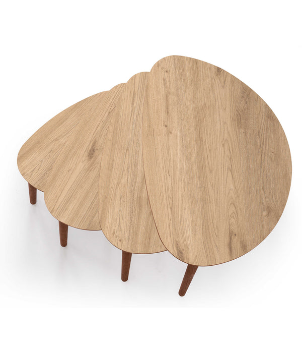 VH Nora nesting coffee table set - Oak - view 4