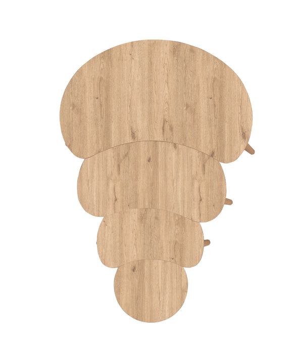 VH Moon nesting coffee table set - Oak - view 6