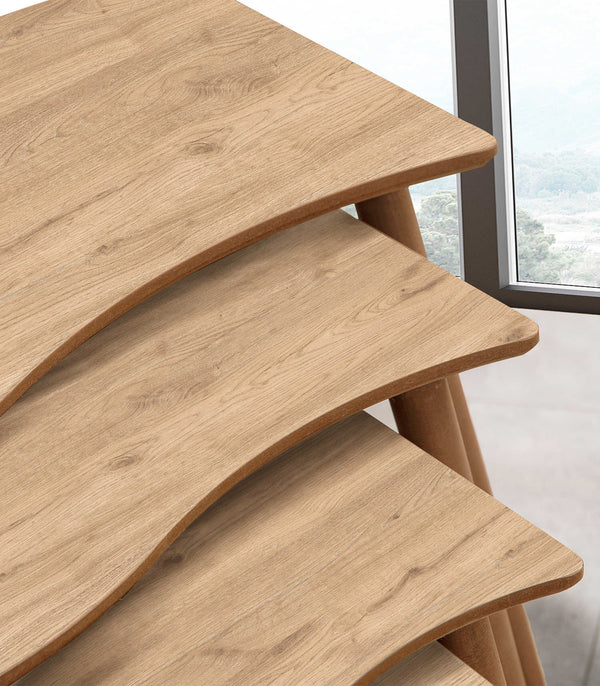 VH Salsa nesting coffee table set - Oak - view 5