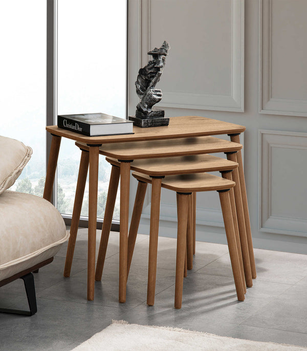 VH Luci nesting coffee table set - Oak - view 4