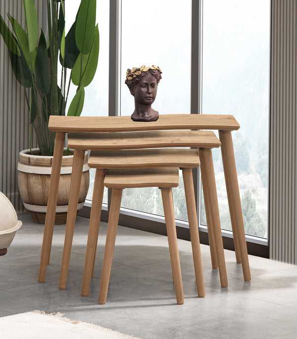 VH Salsa nesting coffee table set - Oak - view 3