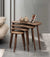 VH Moon nesting coffee table set - Walnut