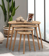 VH Moon nesting coffee table set - Oak - view 3