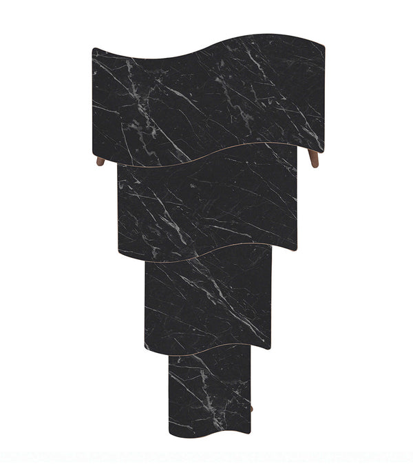 VH Salsa nesting coffee table set - Black Marble Pattern - view 6