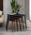 VH Luci nesting coffee table set - Black Marble Pattern