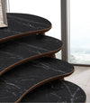 VH Moon nesting coffee table set - Black Marble Pattern - view 5