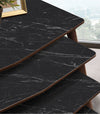 VH Vega nesting coffee table set - Black Marble Pattern - view 5