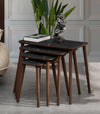 VH Luci nesting coffee table set - Black Marble Pattern - view 2
