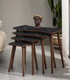 VH Salsa nesting coffee table set - Black Marble Pattern - view 2