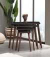VH Salsa nesting coffee table set - Black Marble Pattern - view 3