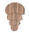 VH Moon nesting coffee table set - Walnut - view 6